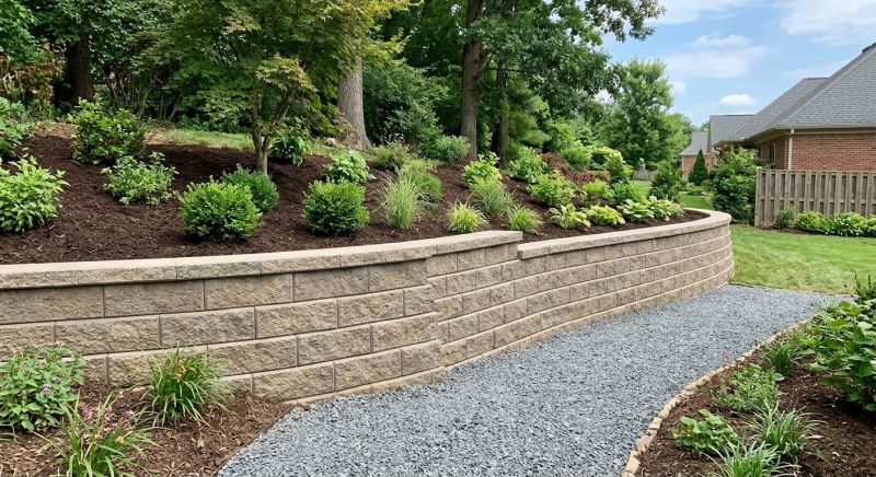 Block Retaining Wall Installation in Marin County, CA