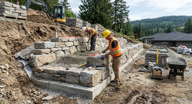 Hardscape Wall Construction in Deland, FL