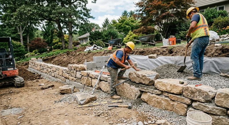 Hardscape Wall Construction in Sanford, FL