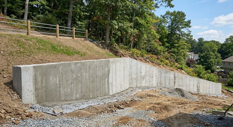 Retention Wall Construction in Volusia County, FL