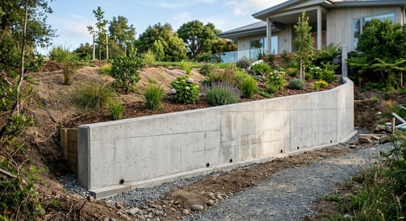 Retention Wall Installation in Melbourne, FL